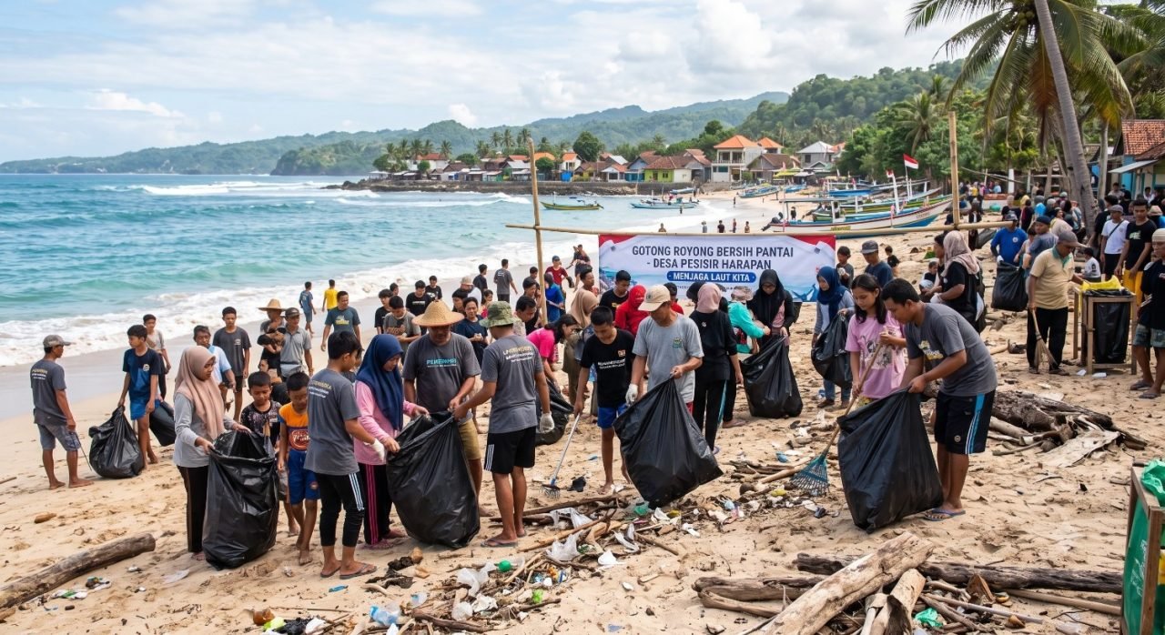Gotong Royong Bersih Pantai